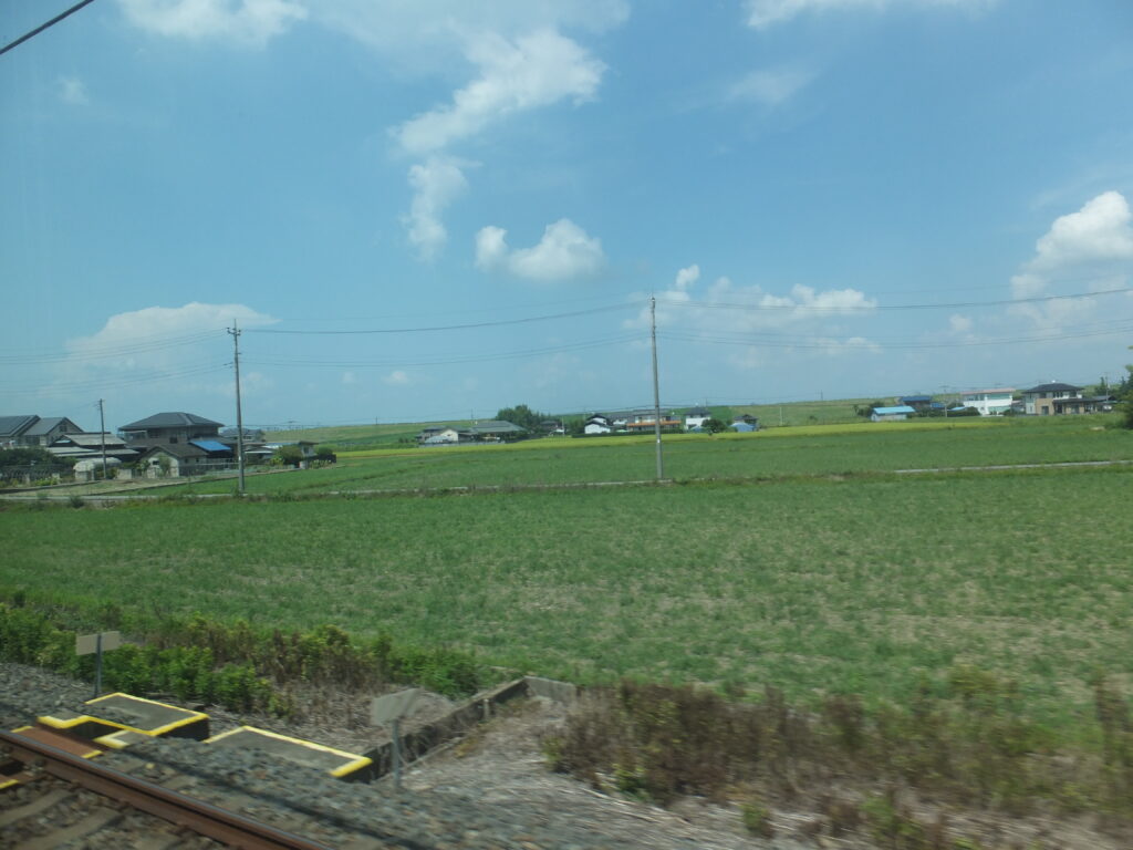 スペーシアX車内からの風景